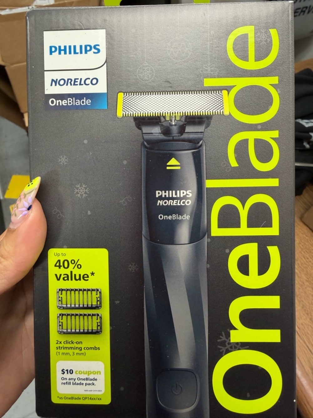 OneBlade Black Hybrid Electric Trimmer